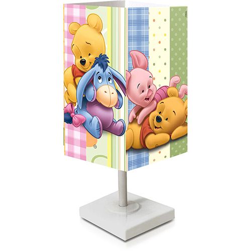 Abajur Pooh Baby Quadrado (110450002)
