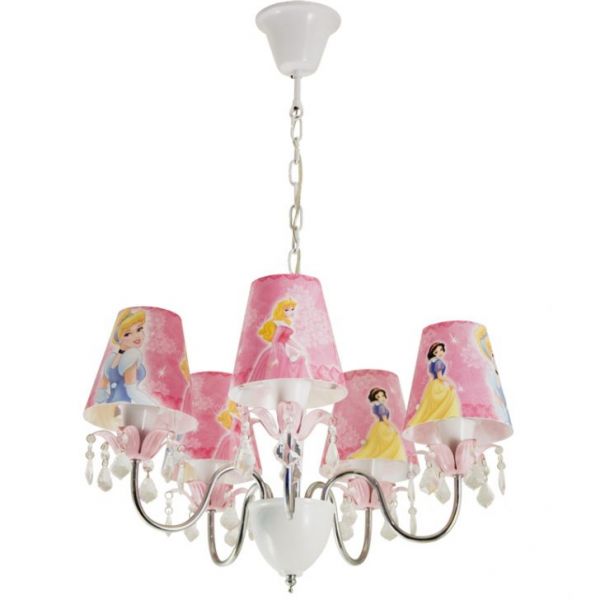 Lustre Princesas p/ 5 lâmpadas (143000006) Startec